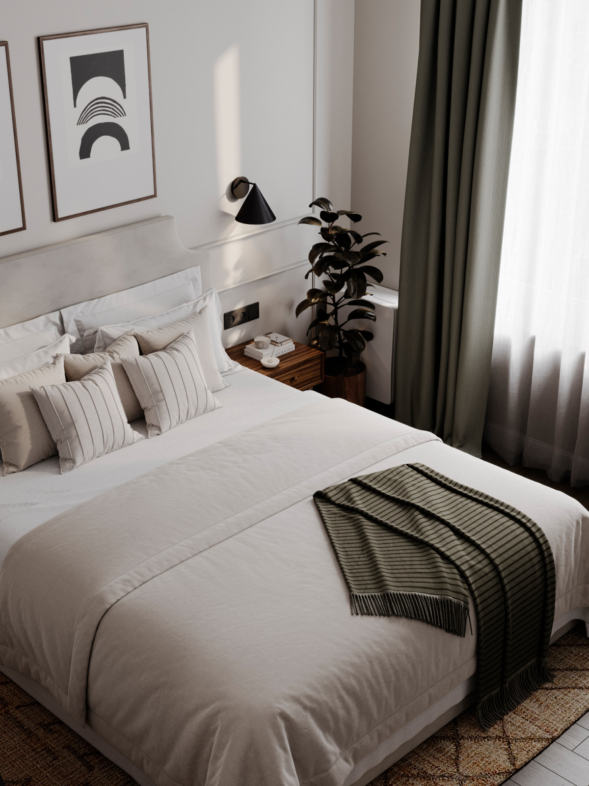 Уютный интерьер в ЖК Западный Порт