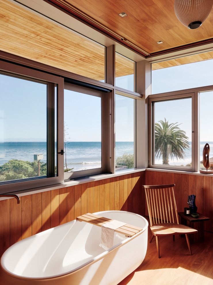 This is an example of a beach style bathroom in San Francisco.