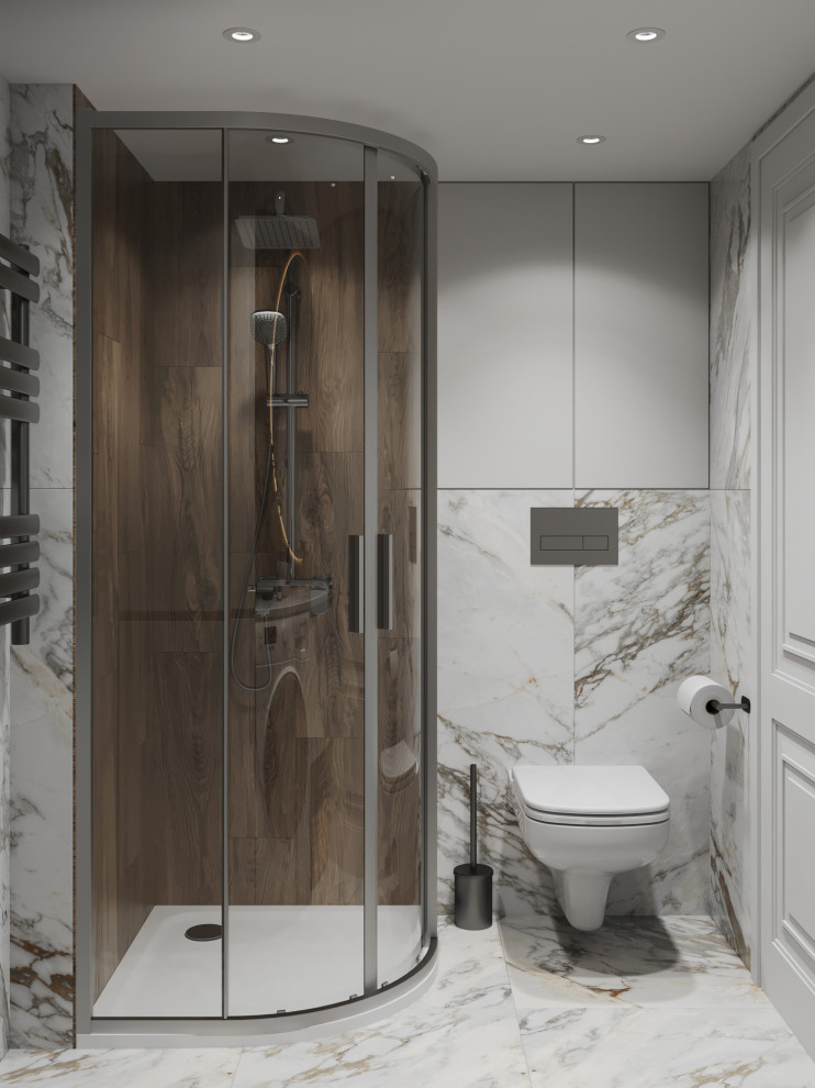 Дизайн интерьера студии с антресольным этажом