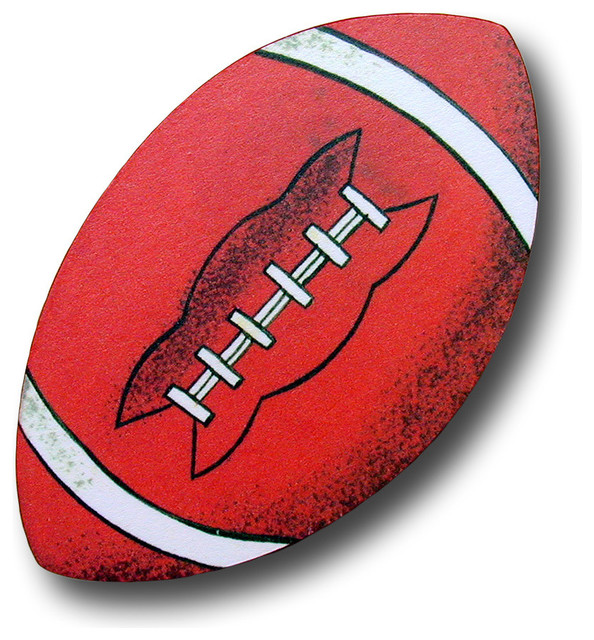 Football Wooden Drawer Pull