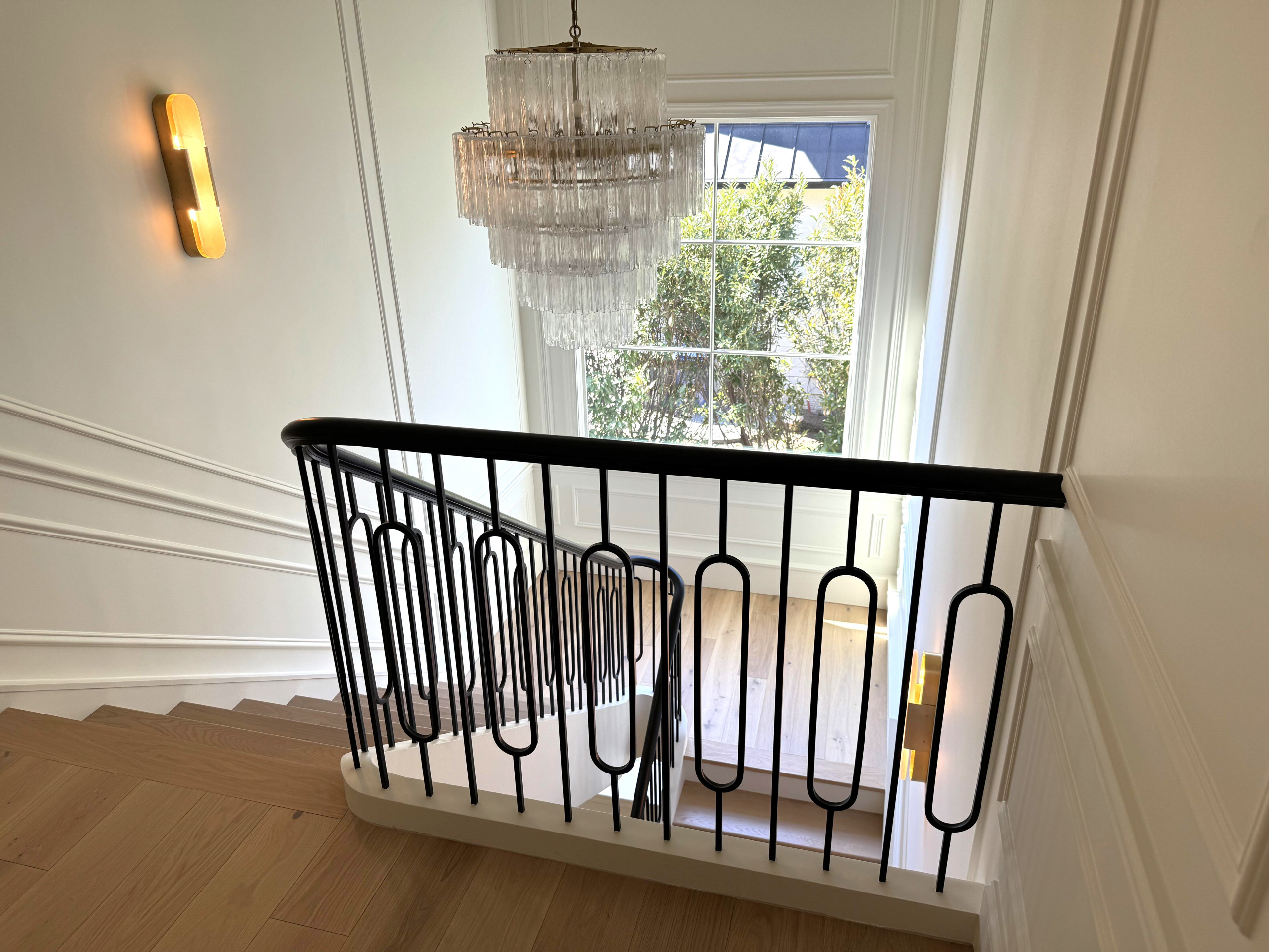 134_Stunning Straight Stair with an Elliptical Twist, McLean, VA 22101