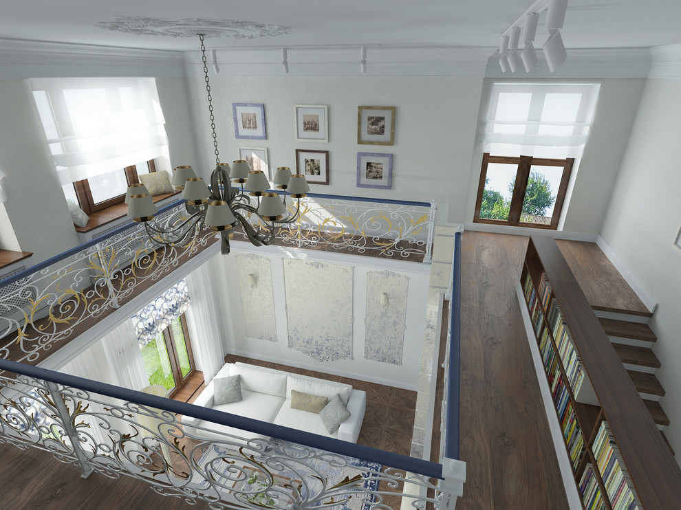 Гостиная в загородном доме