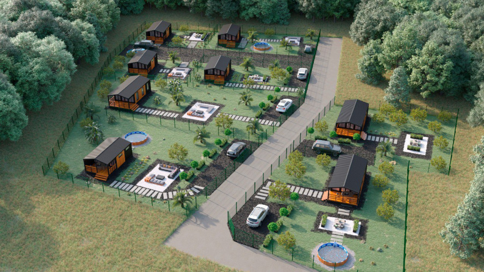 Коттеджный поселок в  Лоо