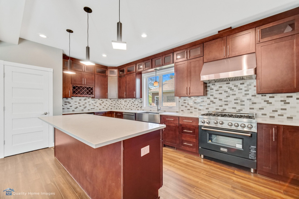 Transitional kitchen photo in Chicago