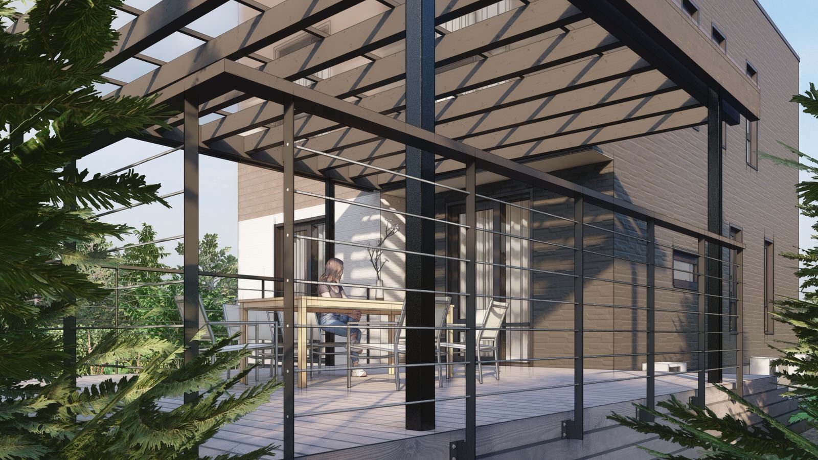 Благоустройство участка в коттеджном поселке Литл Токио, г. Казань