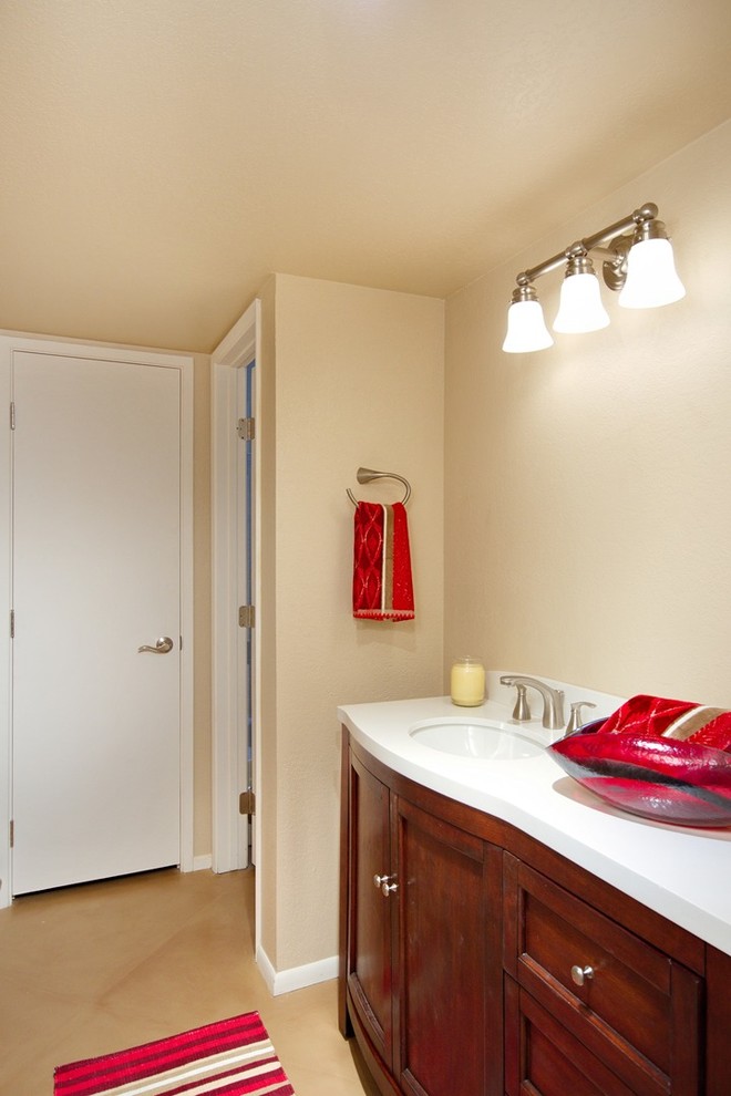 Example of a mountain style bathroom design in Phoenix