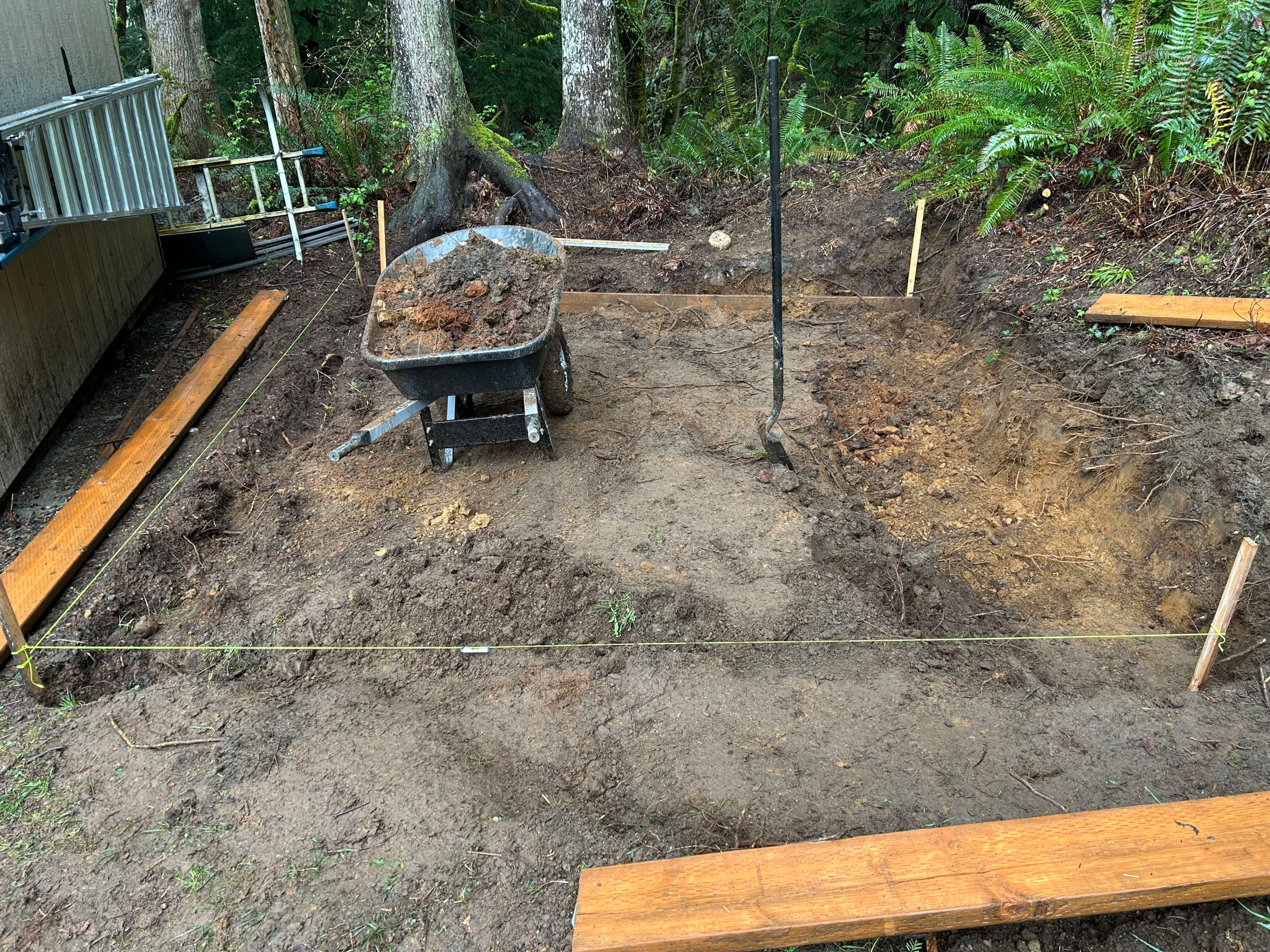 Gravel Shed Pad Installation & Site Grading