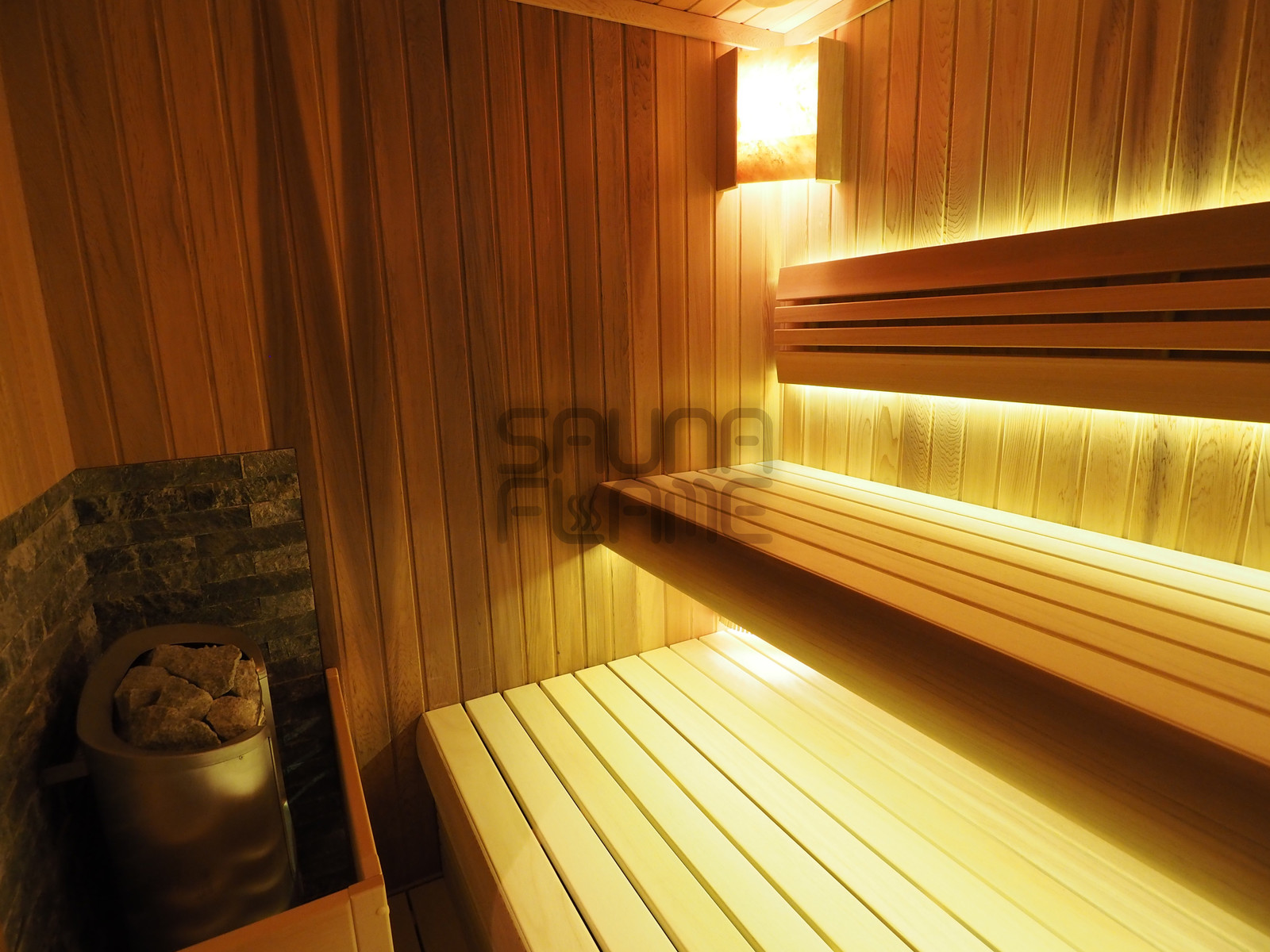 Сауна со светодиодной подсветкой