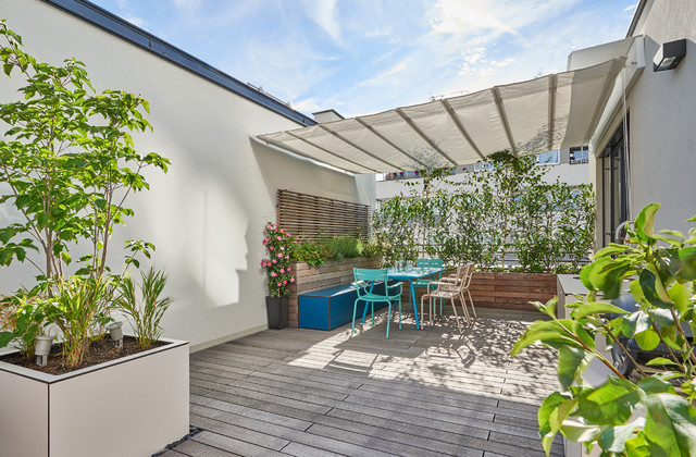 insel im gro&szlig;stadtdschungel contemporaneo-terraza-y-balcon