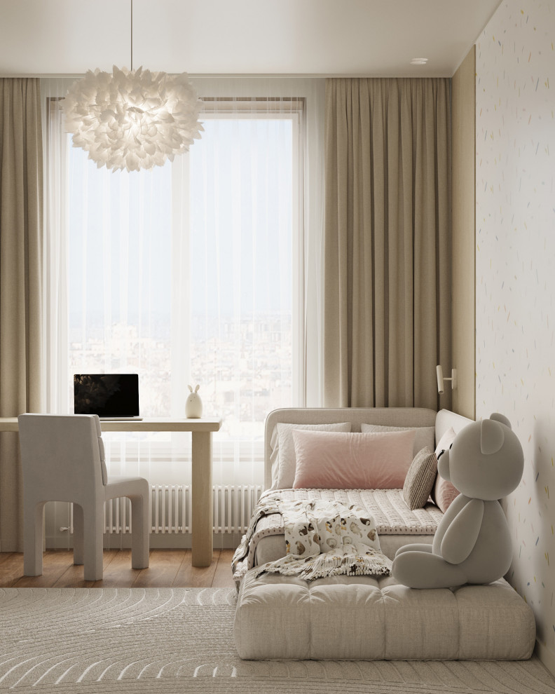 Детская комната для девочки 15,5 кв.м