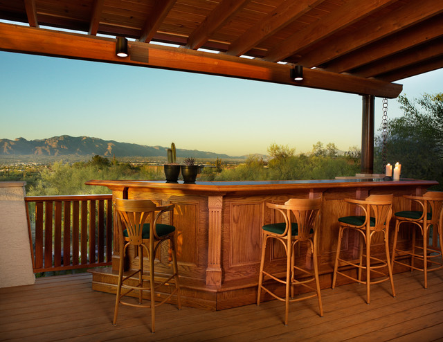 Deck addition trendy-terrasse
