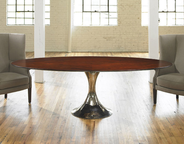 Julian Chichester Dakota Wood Oval Table