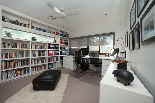 Pullenvale modern-arbeitszimmer