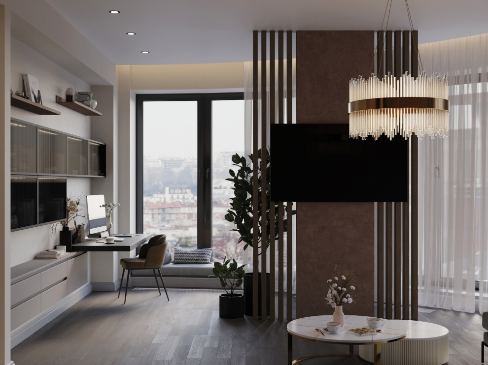 Современный проект квартиры 116 м² для семейной пары