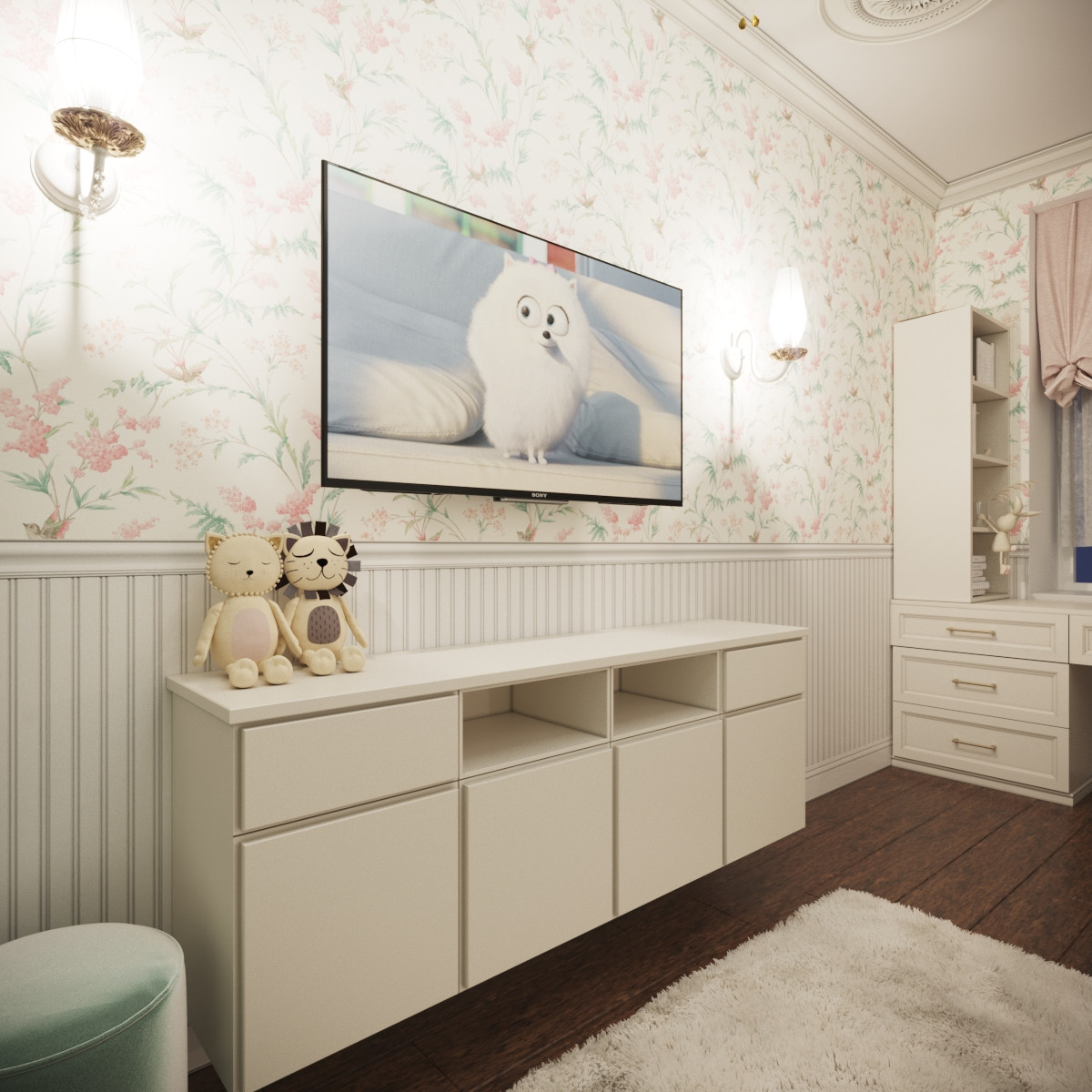 Дизайн проект для молодой семьи в ЖК Уфимский Кремль