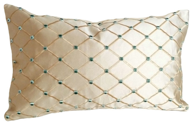 Luxury Textured Silk Accent Pillow