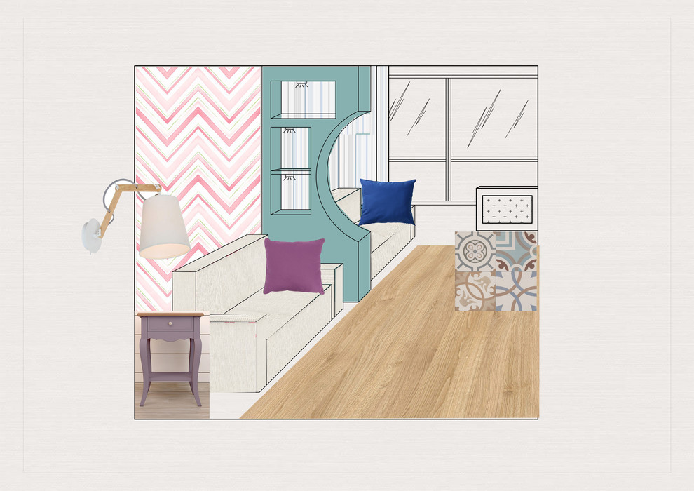 Эскиз детской комнаты