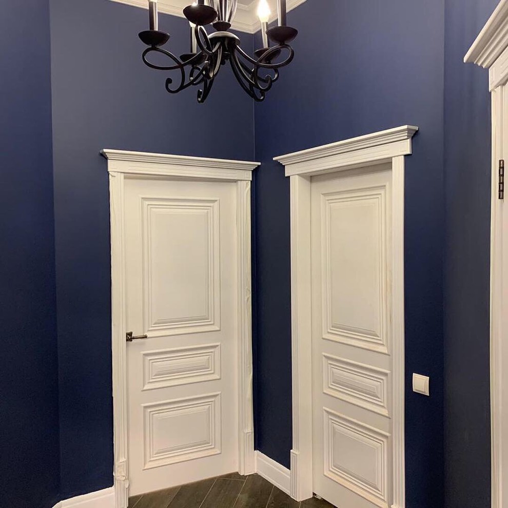 Двери в интерьере Ницца 5 в глухом исполнении