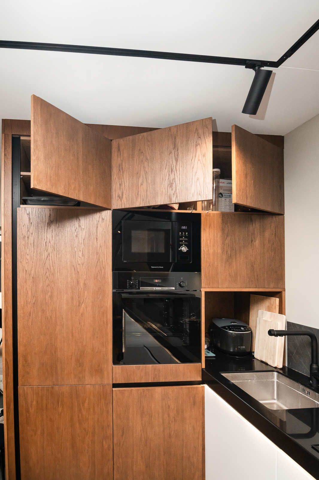 Кухня-гостиная в стиле минимализм