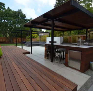 Outdoor Deck and Kitchen - Walnut Creek CA