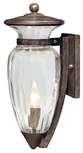 The Great Outdoors Tuscan Way 1 Light 14.75" H Outdoor Wall Sconce