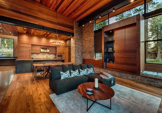 Breakers Court contemporary-vardagsrum