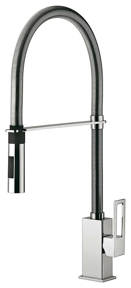 Effe EF 179 Kitchen Faucet with Swivel Spout, Polished Chrome