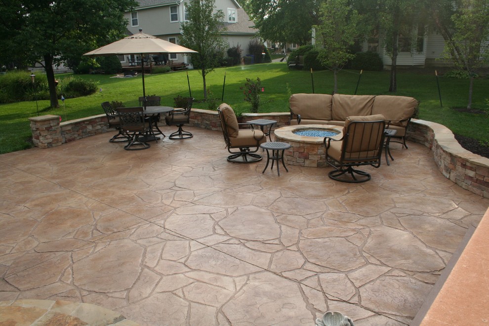 Link Traditional Patio Kansas City by Concrete Concepts LLC Houzz