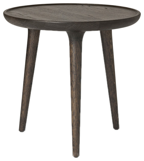 Danish Mid Century Modern Side Table, Dark Wood Coffee And Side Tables