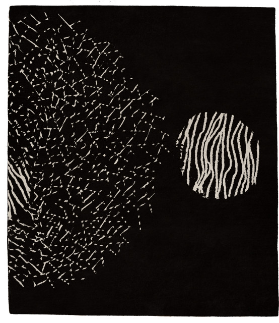 Great Yarmouth Wool Rug, 8' Round Contemporary Area Rugs by Christopher Fareed Design