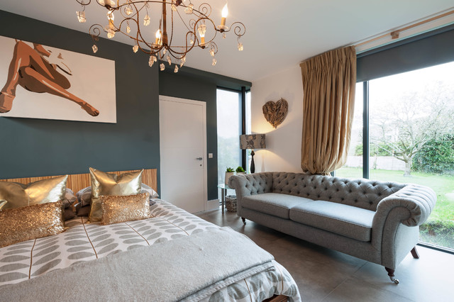 Cott Lane contemporaneo-dormitorio