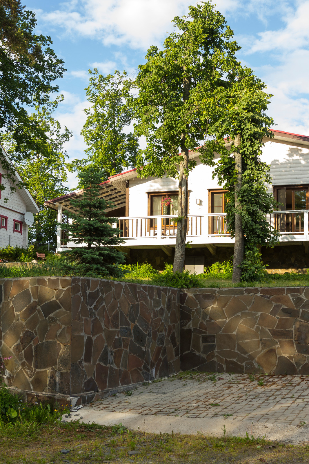 Ландшафт участка загородного дома (Маткачи)