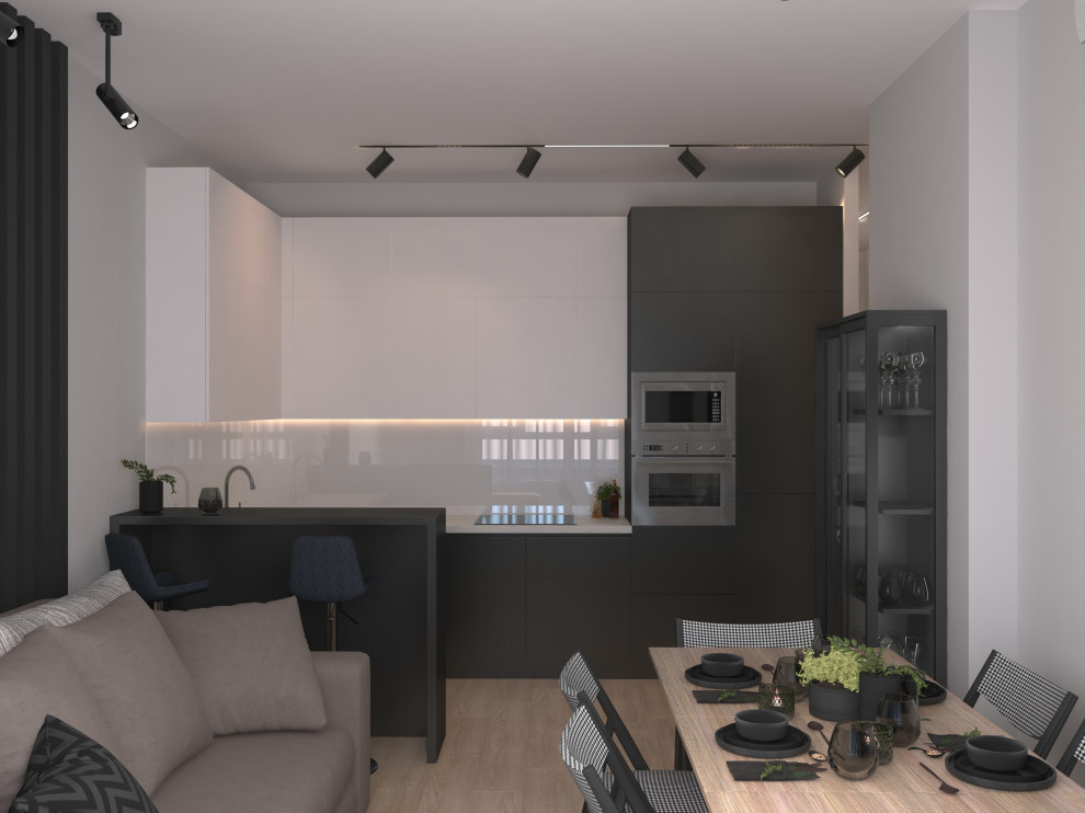 Квартира для семьи с тремя детьми "Стоун терапия"