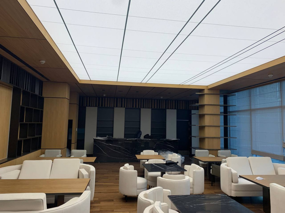 Тканевые потолки в доме