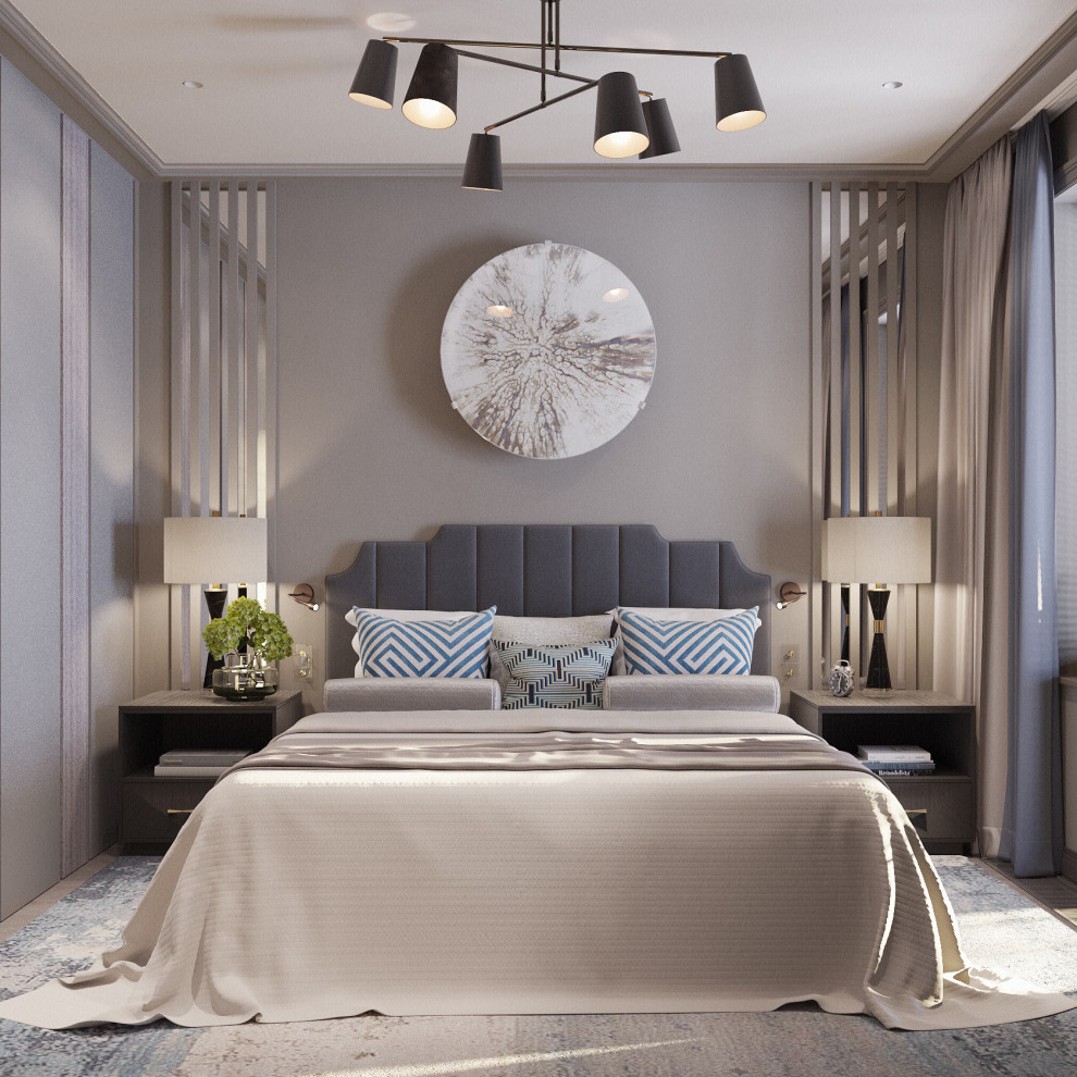 Дизайн трехкомнатной квартиры  в ЖК «Чемпион-парк»