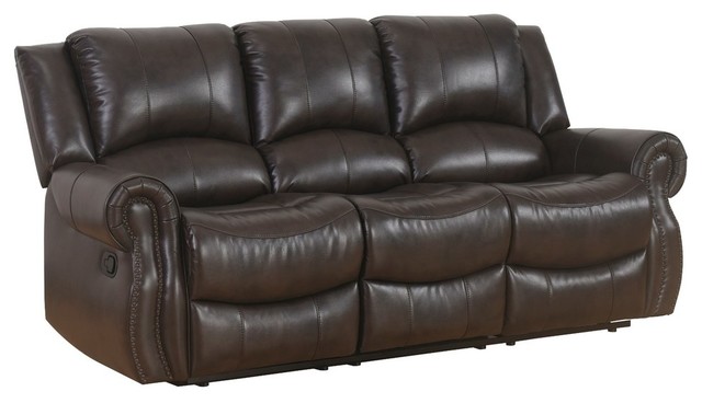 Abbyson Living Barthel Faux Leather 2 Piece Recliner And Sofa Set