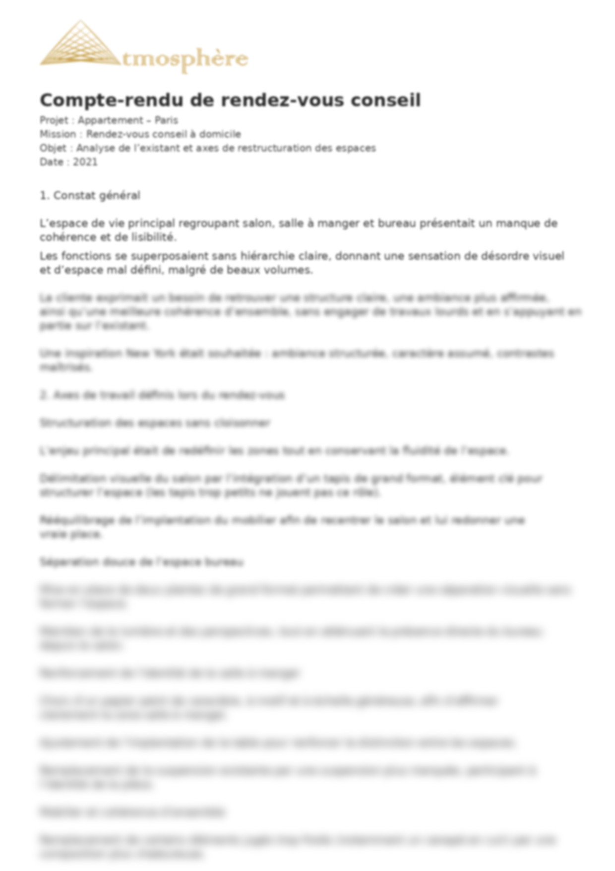 Compte rendu de visite avant achat d'un appartement à Boulogne-Billancourt