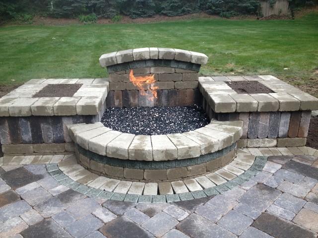 Brick Fire Pit Surround 24 brick fire pits and the homes and gardens that surround them