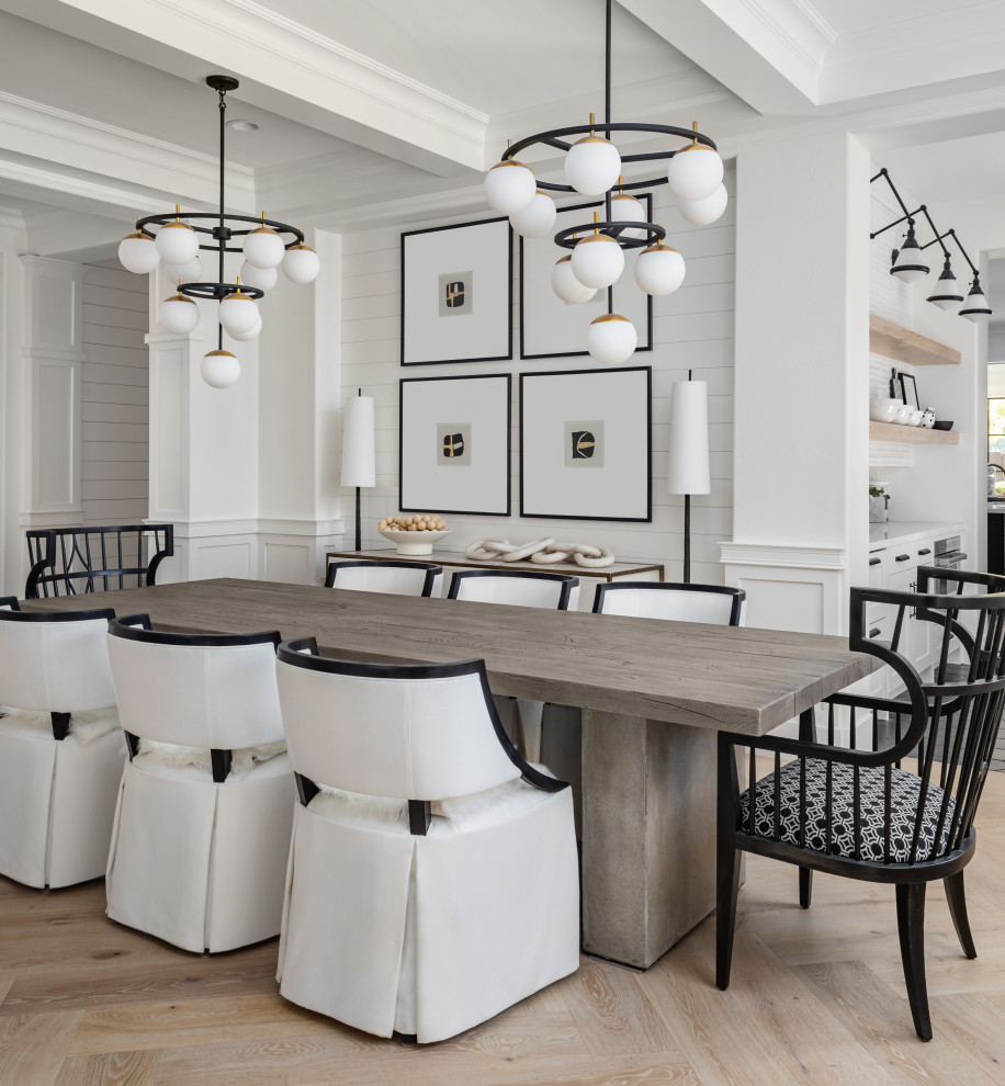 Dining room - transitional dining room idea in Phoenix