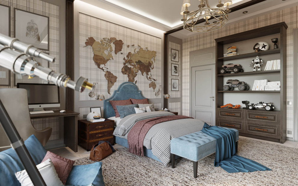 Дизайн интерьера жилого дома. Современная классика.