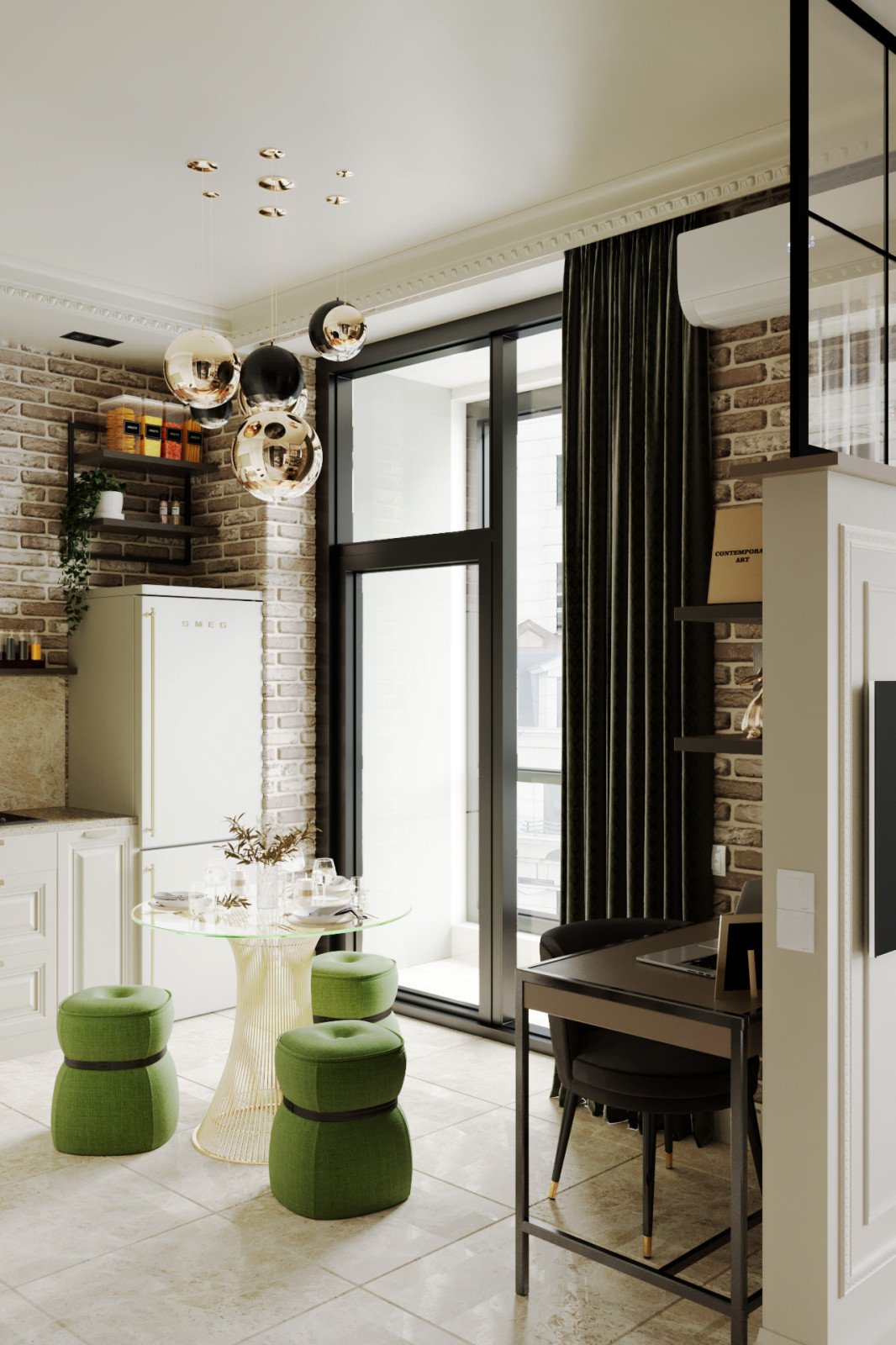 Квартира в ЖК Новочеремушкинский, 17 "Лофт & Классика" - 49,9 кв.м.