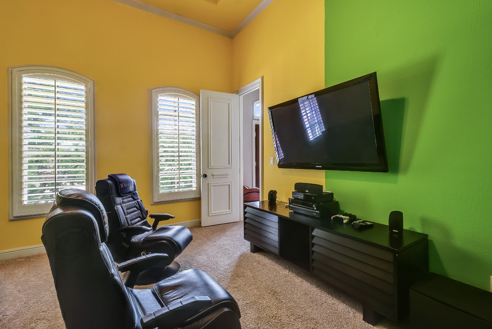 This is an example of a mediterranean kids' room in Dallas.
