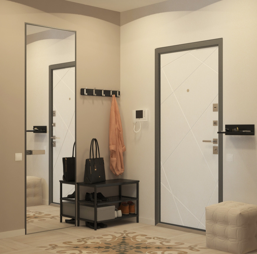 Дизайн проект однокомнатной квартиры 42 кв.м