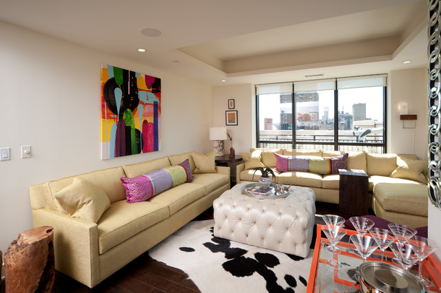 Downtown Minneapolis contemporary-vardagsrum