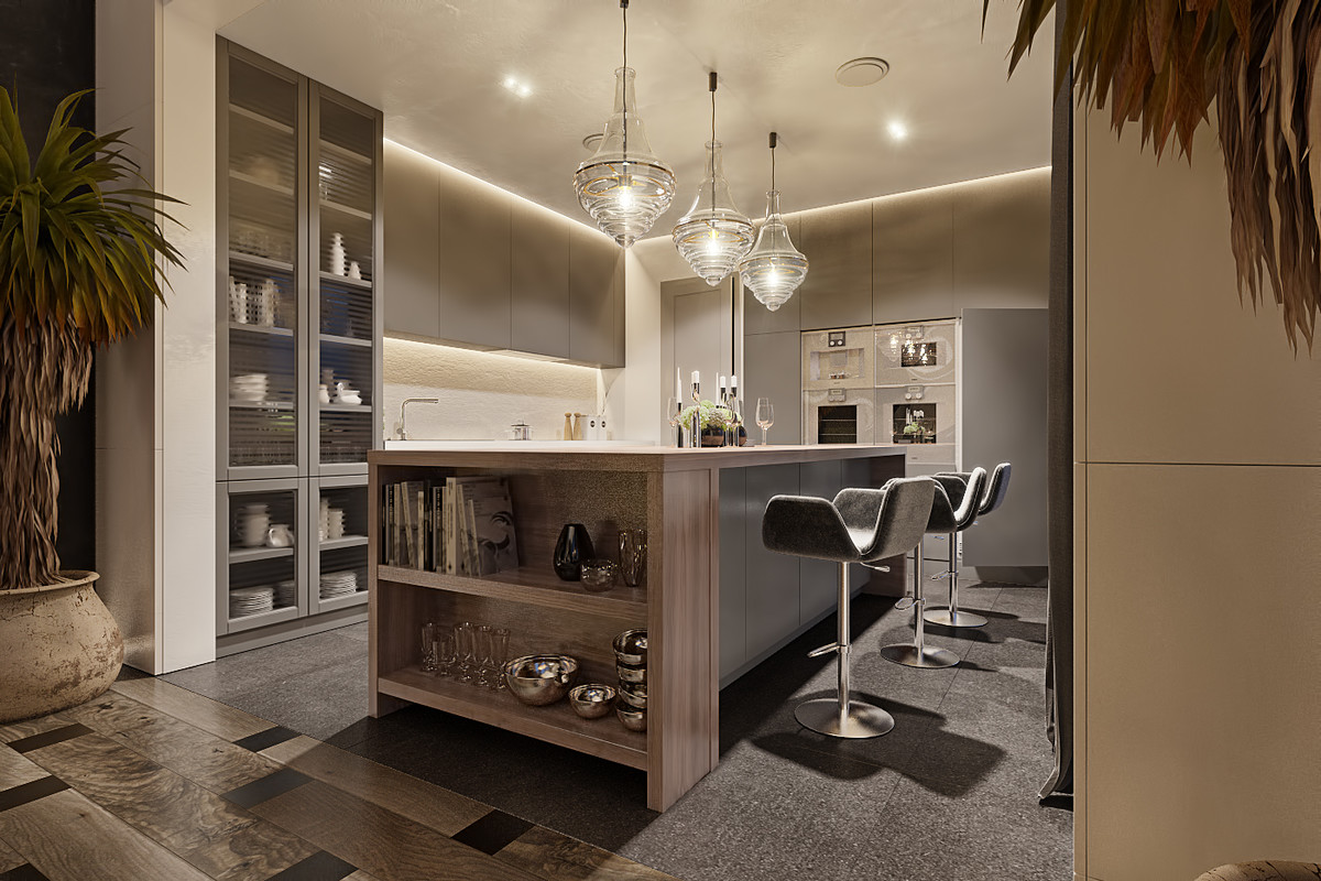 Интерьер загородного  дома