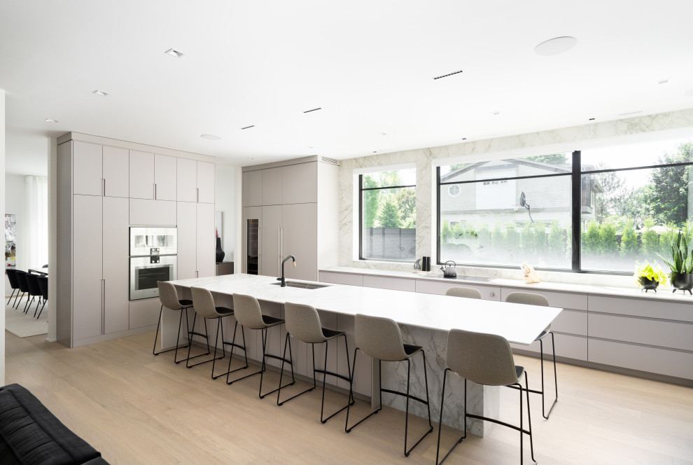 Project Laurier Court Kitchen Modern Kitchen Montreal by