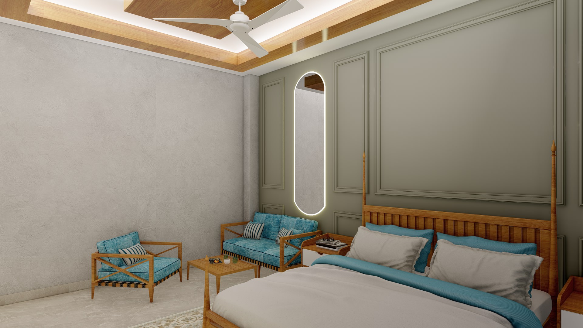 Traditional Master Bedroom Renovation in Clapham