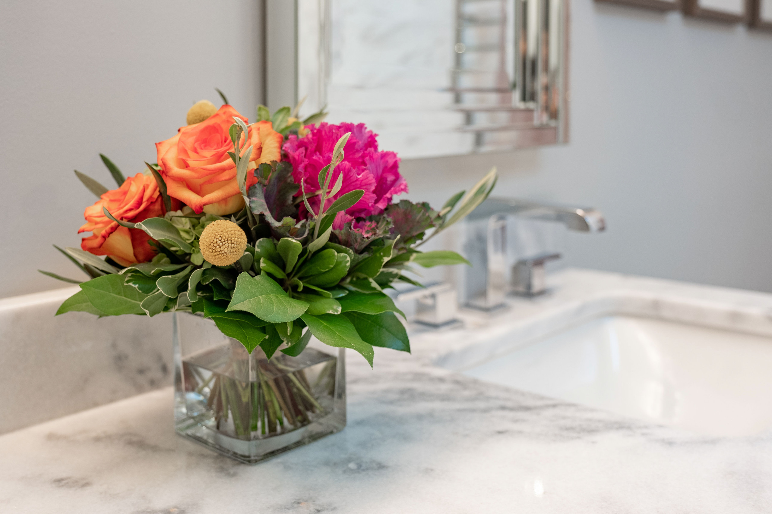 Porcelain Carrara Master Bathroom