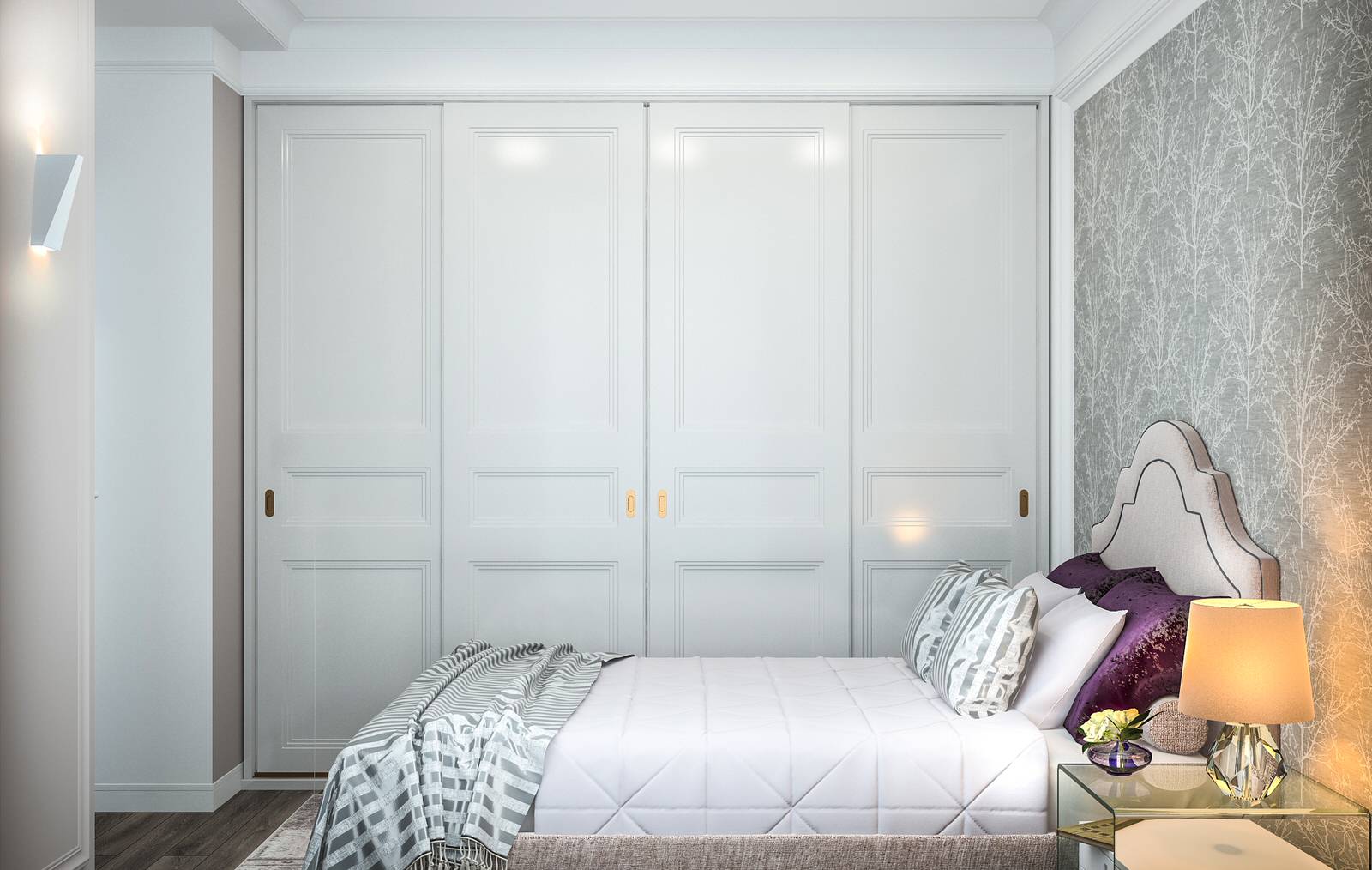 Дизайн - проект однокомнатной квартиры 38 кв.м. г. Москва