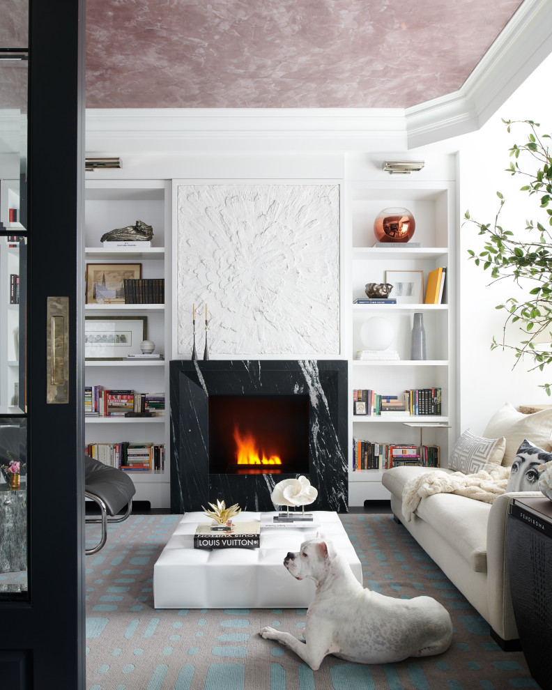 Inspiration for a timeless living room remodel in Toronto
